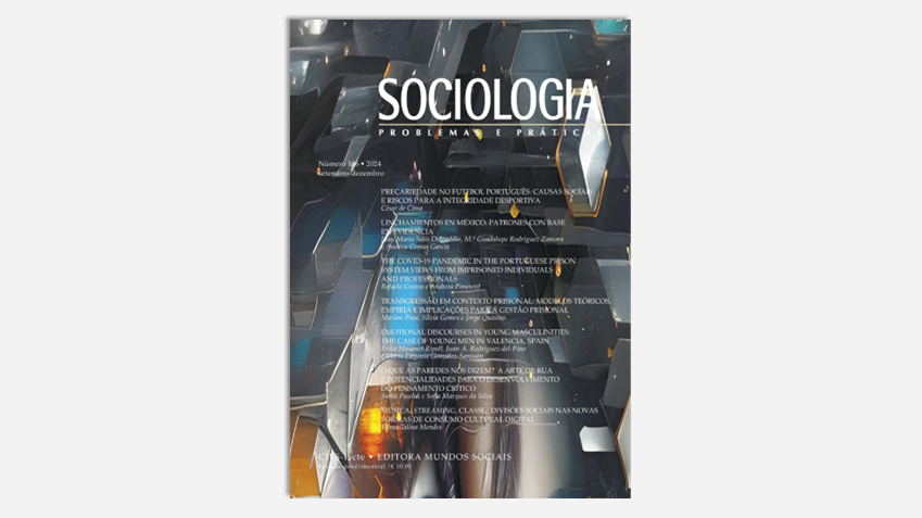 New issue of Journal Sociologia, Problemas e Práticas now available