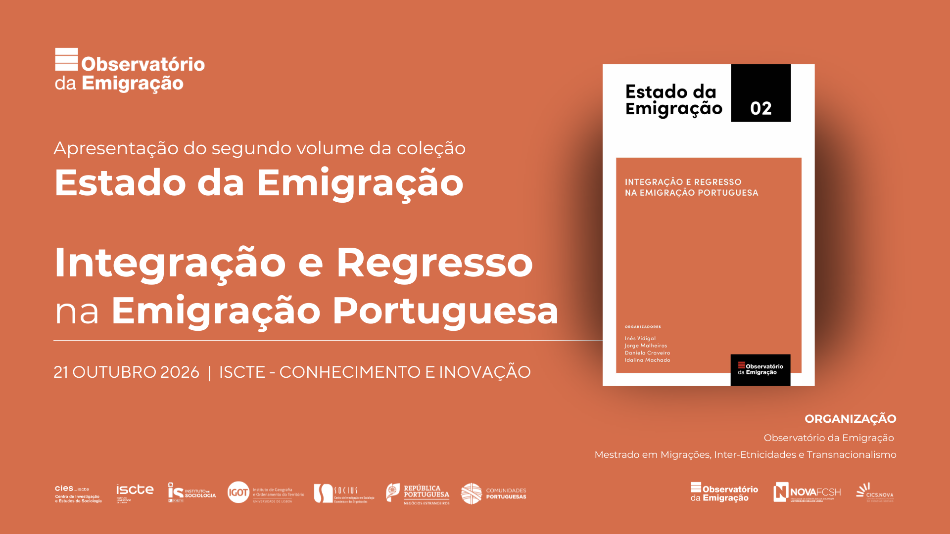 Presentation of the second volume in the ‘State of Emigration’ series